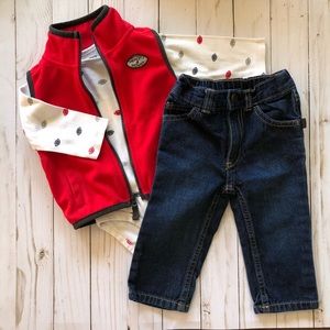 Size 9m Carter’s 3pc outfit
